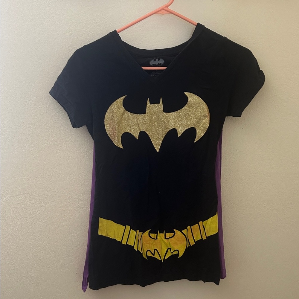 Batman Black T-Shirt with Cape